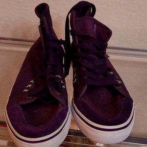 Woman's Levis high hi-top canvas sneakers